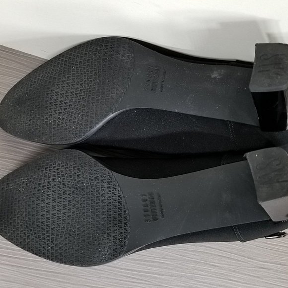 Stuart Weitzman Bucket Mid Bootie, Black Gore Tex, Womens Size 9 M - Picture 9 of 11